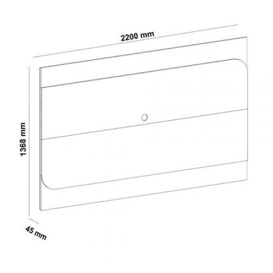 Painel para TV até 86 polegadas Artely Elegance