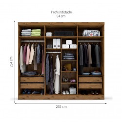 Guarda roupa Batrol Supreme 02.1207.44