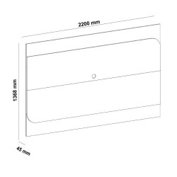 Painel para TV até 86 polegadas Artely Elegance