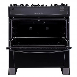 Fogão Atlas 5 Bocas Mônaco Top Glass com Mesa de Vidro