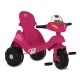 VELOBABY® RECLINÁVEL C/ CAPOTA PASSEIO & PEDAL (ROSA)