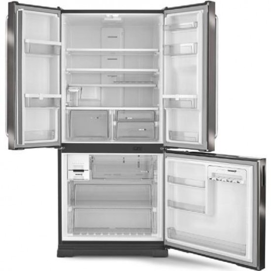 Geladeira Refrigerador Brastemp 540 Litros 3 Portas Frost Free Syde Inverse Classe A Bro80Akana