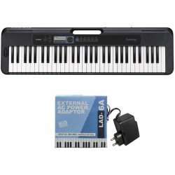 TECLADO MUSICAL CASIOTONE BÁSICO, CASIO, CT-S300C2-BR PRETO