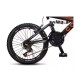 Bicicleta Colli Aro 20 GPS Susp.Full 21M -Preto Fosco/Laranja Neon