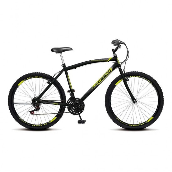 Bicicleta Colli Aro 26 Aero 18V Aço Carbono Cb 500 - Preto Fosco Bicicleta Colli Aro 26 Aero 18V Aço Carbono Cb 500 - Preto Fosco