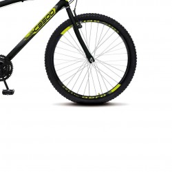 Bicicleta Colli Aro 26 Aero 18V Aço Carbono Cb 500 - Preto Fosco