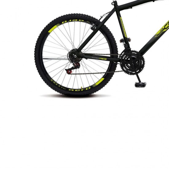 Bicicleta Colli Aro 26 Aero 18V Aço Carbono Cb 500 - Preto Fosco Bicicleta Colli Aro 26 Aero 18V Aço Carbono Cb 500 - Preto Fosco