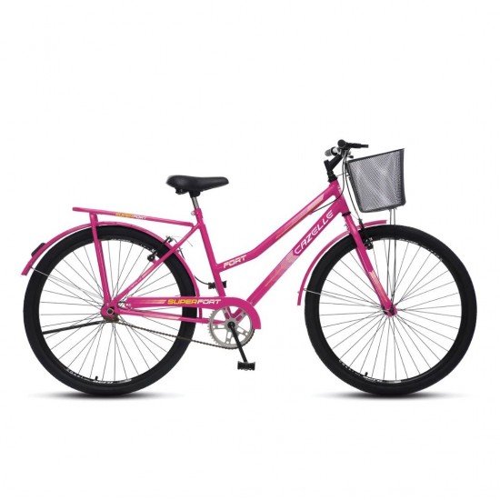 Bicicleta Colli Fort Aro 26 com Freio V-Break - Rosa Neon Bicicleta Colli Fort Aro 26 com Freio V-Break - Rosa Neon