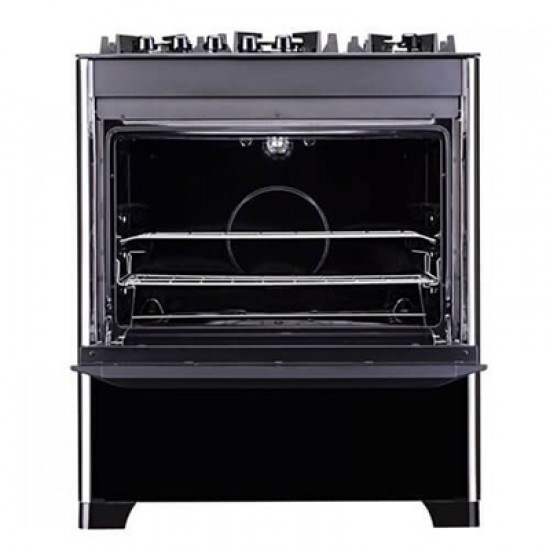 Fogão 5 Bocas Dako Magister Com Mesa De Vidro E Tripla Chama 