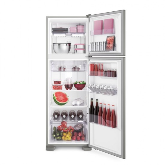 Refrigerador Electrolux DFX41 Frost Free com Turbo Congelamento 371L - Inox