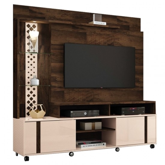 Home Theater Vitral Deck / Off White 4080 - HB Móveis