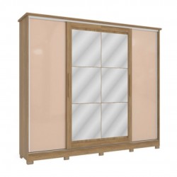 Guarda Roupa / Roupeiro Kappesberg CB01N565-NGMC 4 Portas 4 Gavetas