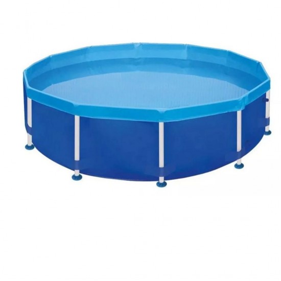 Piscina 4500l Estrutura Circular Aço Mor Para Verão Azul