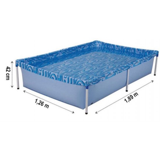 Piscina 1.000L Retangular Mor