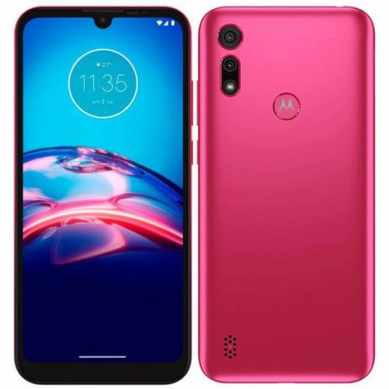 Smartphone Motorola Moto E6i 32GB Tela 6.1” Câmera 13MP Frontal 5MP Android 10 Go Pink