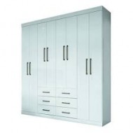 Guarda Roupa Liverpool com 8 Portas - Branco