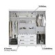 Guarda Roupa Liverpool com 8 Portas - Branco