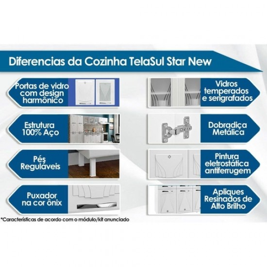 Armario duplo star new 816002 telasul