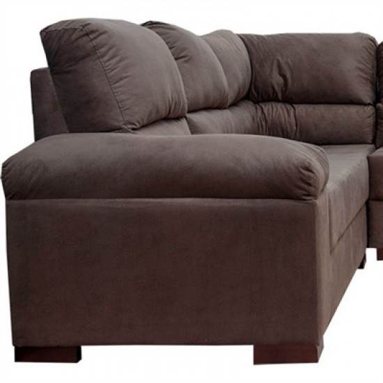 Sofa de Canto 5 Lugares Marjom Merida  (2,45mx2,45m 0,85m x 0,85m)